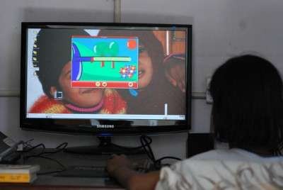 Enjoying the games in Edubuntu